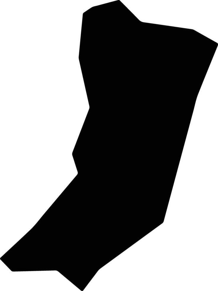 Caibi Brazil silhouette map vector