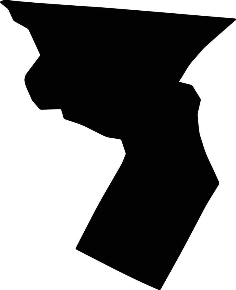 Cairn Curran Jamaica silhouette map vector