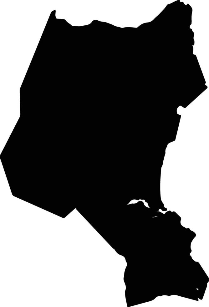 Cairu Brazil silhouette map vector