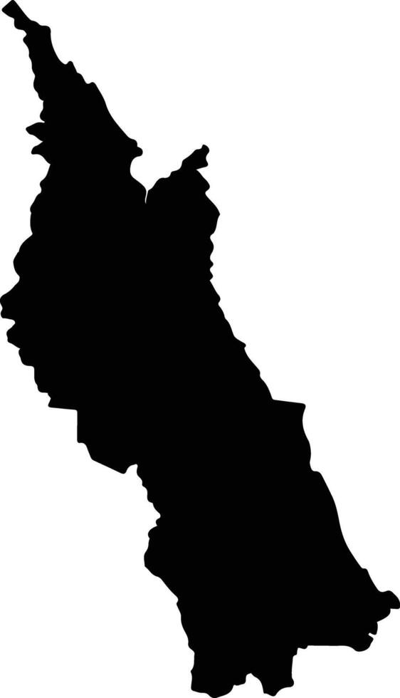 Cairns Australia silhouette map vector