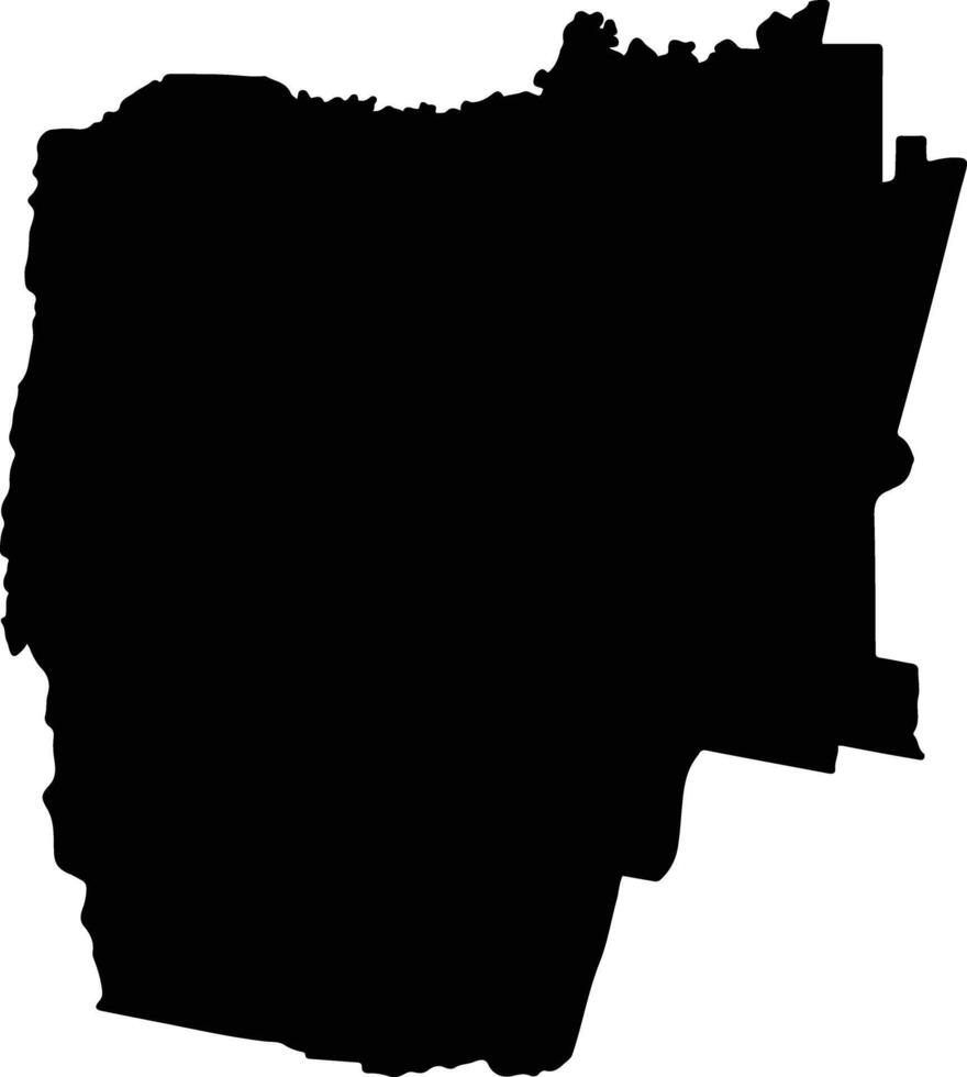 Calamuchita Argentina silhouette map vector