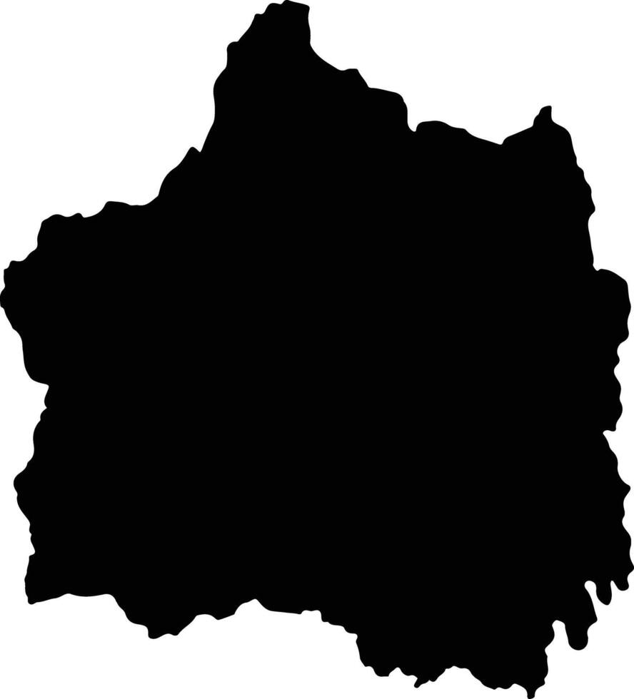 Cali Colombia silhouette map vector