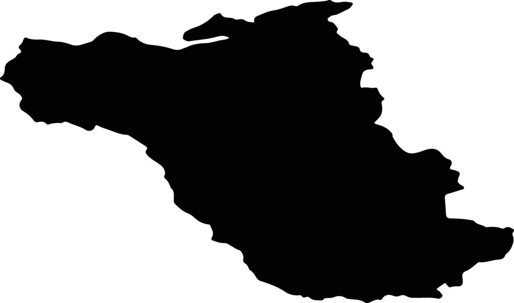 CALIMANESTI Romania silhouette map vector