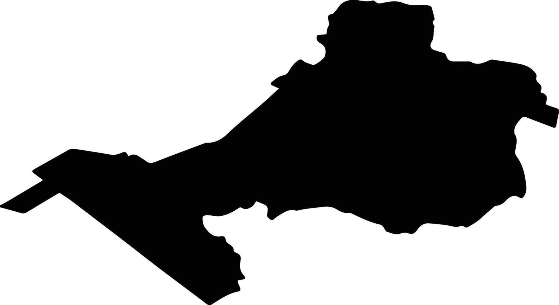 CALINESTI OAS Romania silhouette map vector