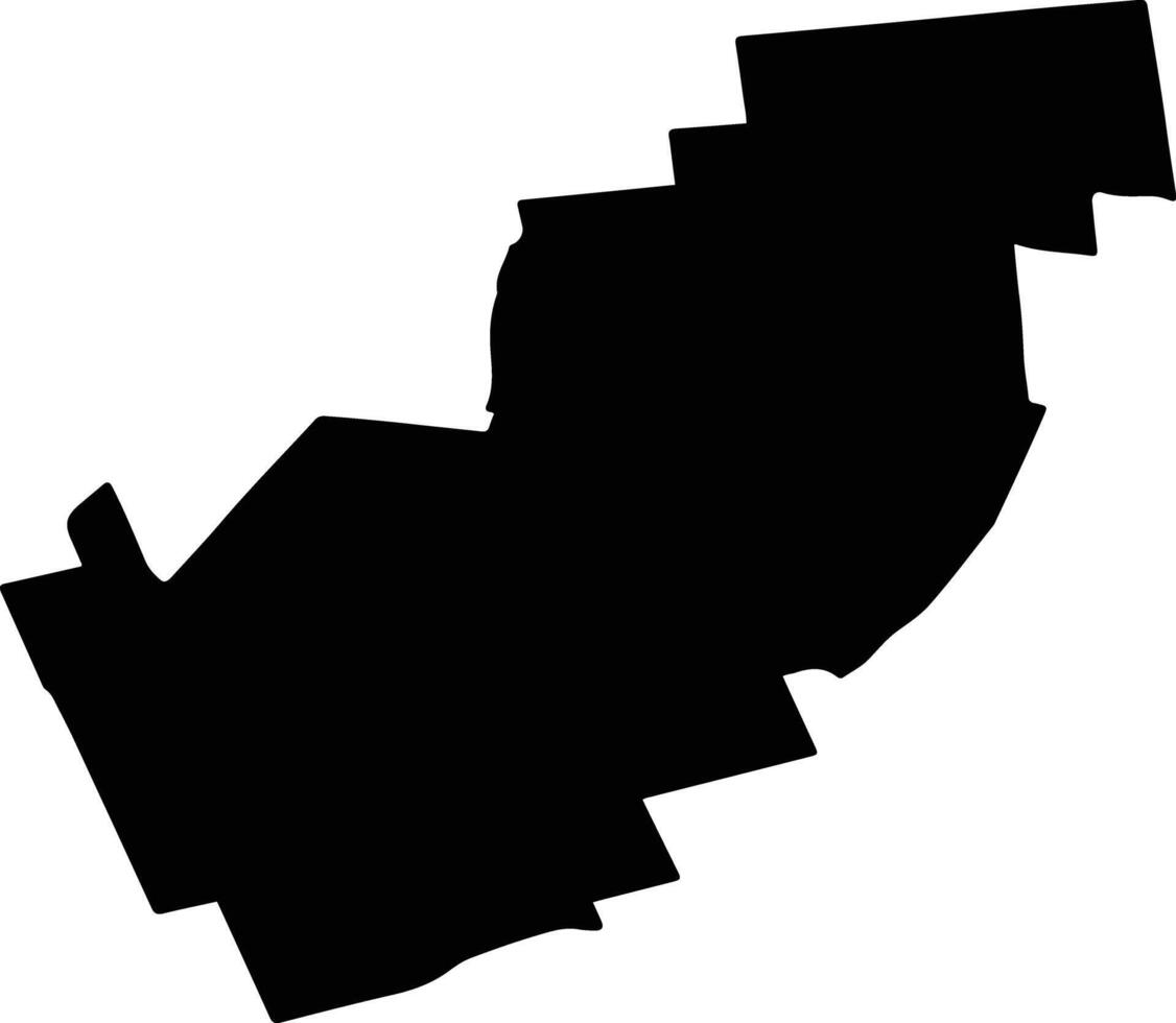 CALMATUIU Romania silhouette map vector
