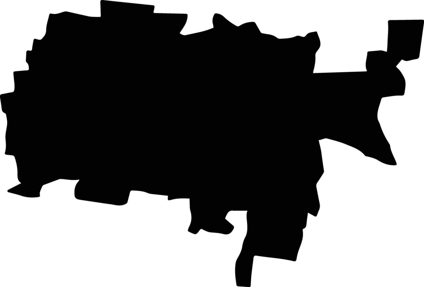 Calotmul Mexico silhouette map vector
