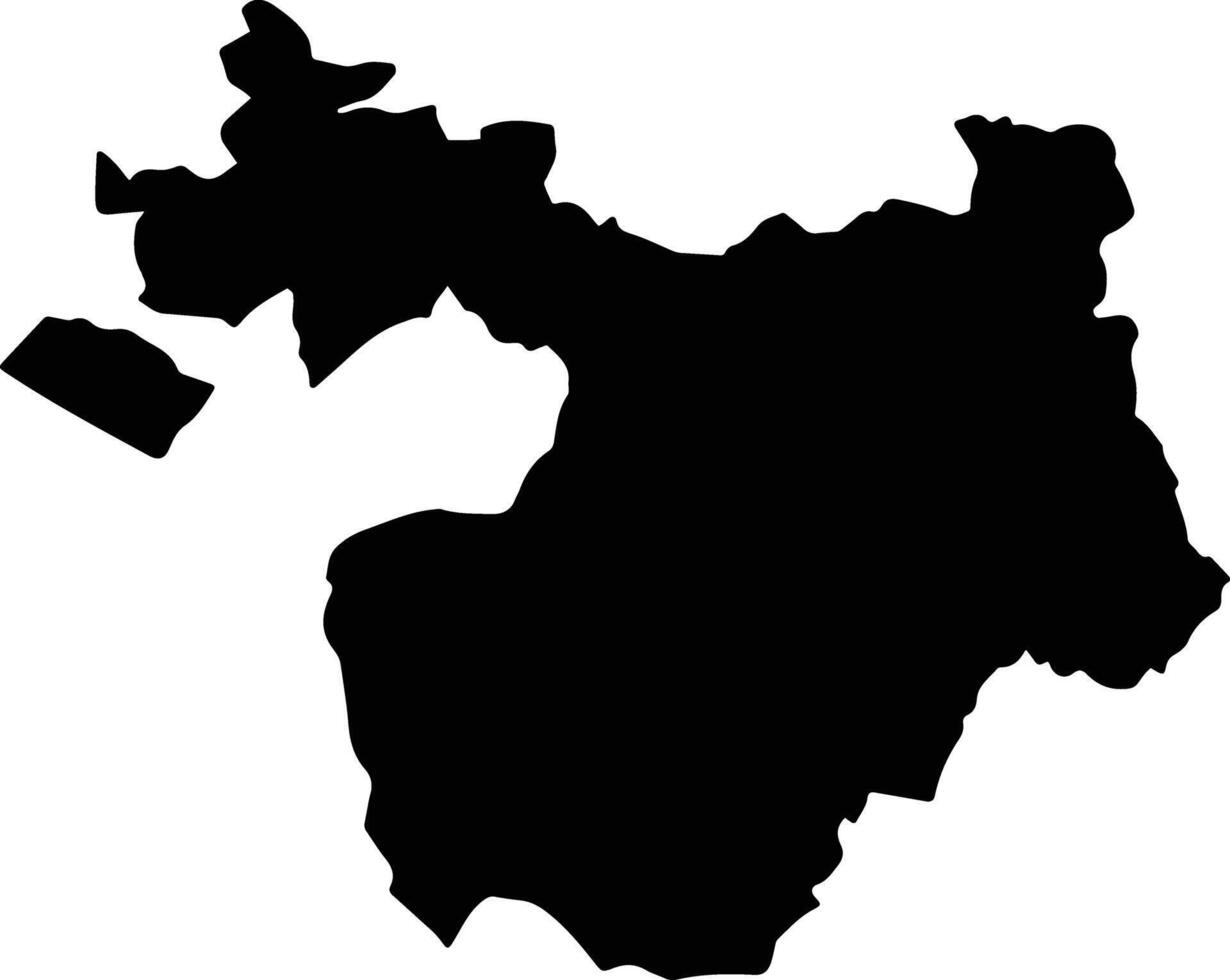 Caltepec Mexico silhouette map vector