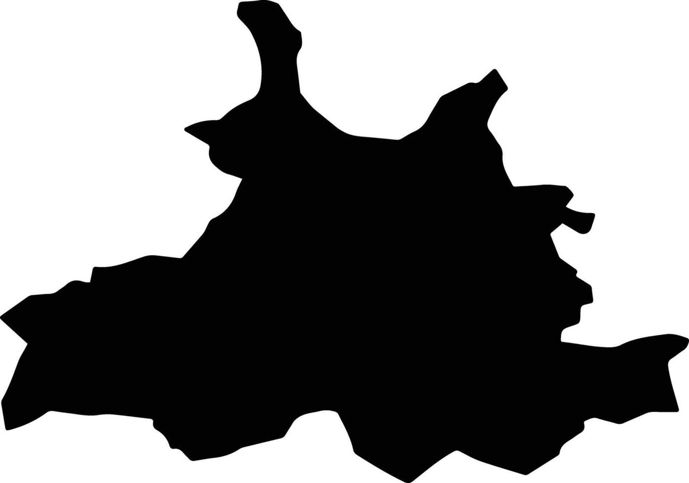 CALUGARENI Romania silhouette map vector