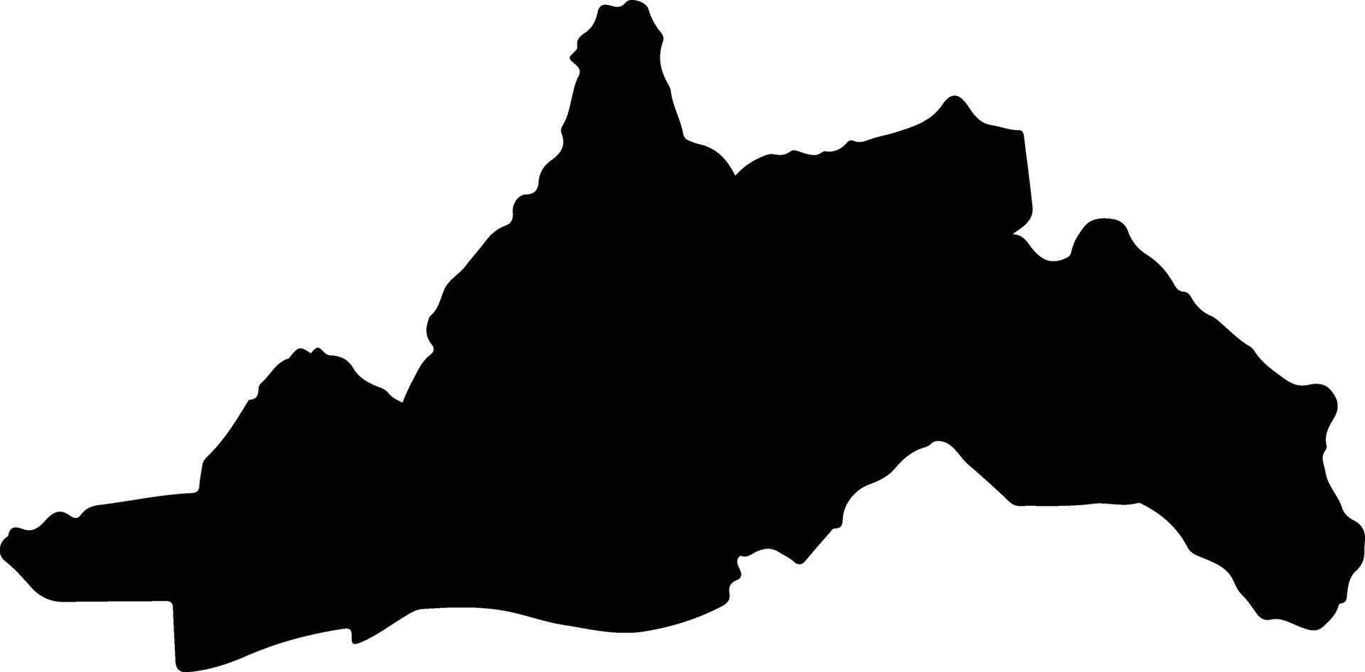 Caluma Ecuador silhouette map vector