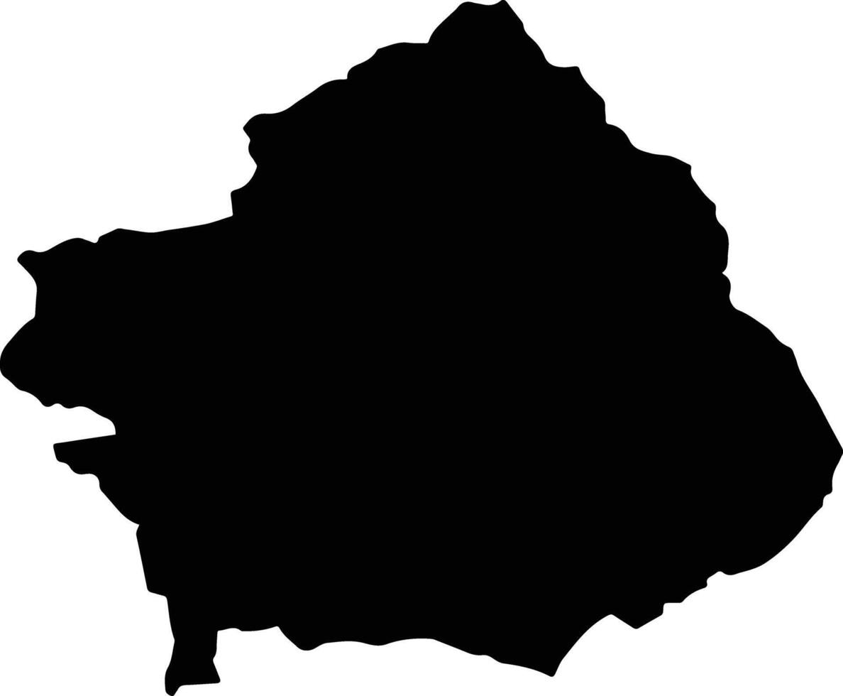 CALVINI Romania silhouette map vector