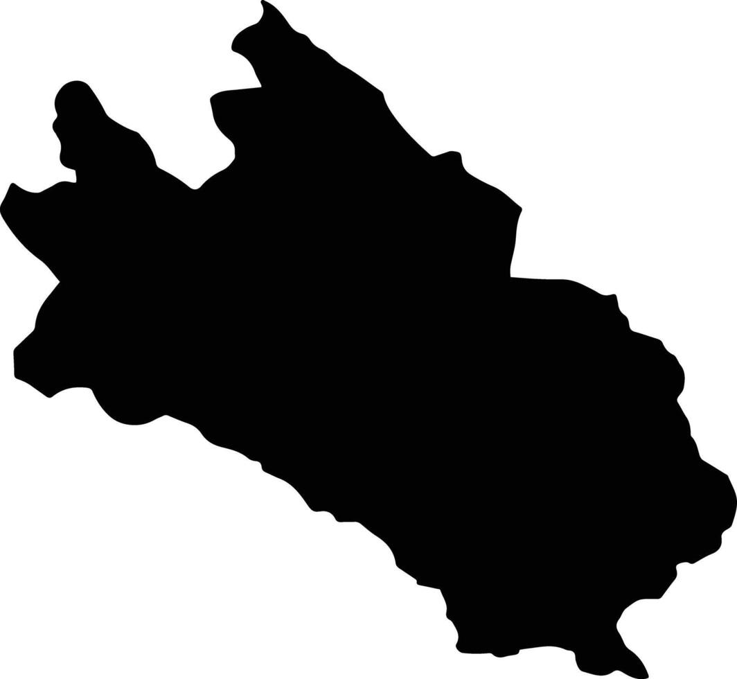 Cam Thuy Vietnam silhouette map vector