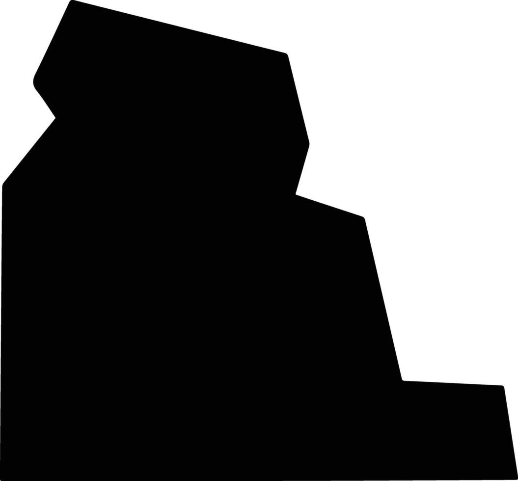 Camas United States silhouette map vector