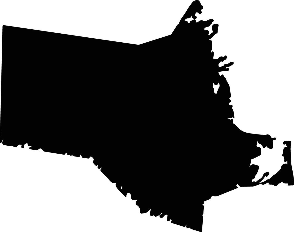 Cameron United States silhouette map vector