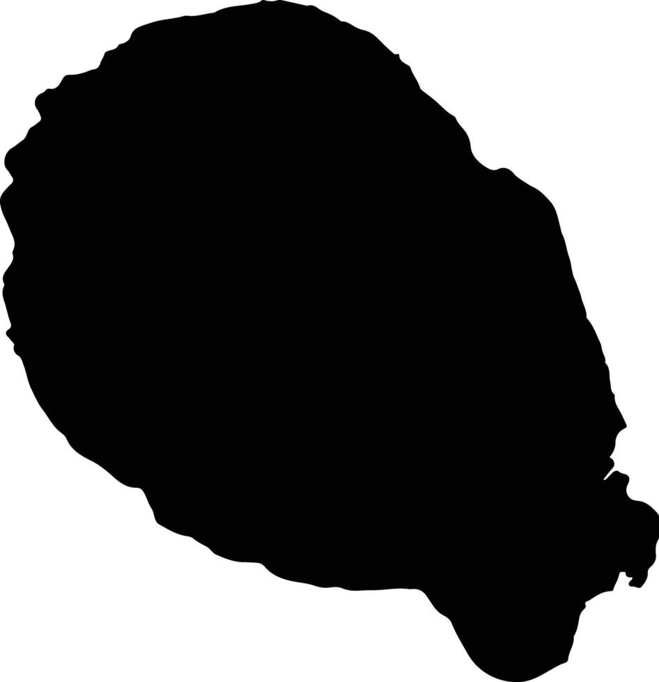Camiguin Philippines silhouette map vector