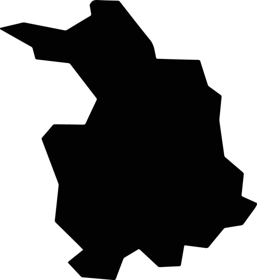 Campestre da Serra Brazil silhouette map vector