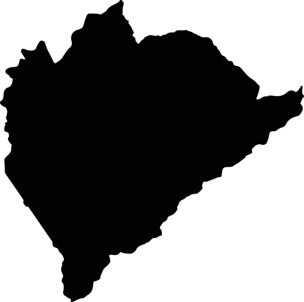 Campoalegre Colombia silhouette map vector