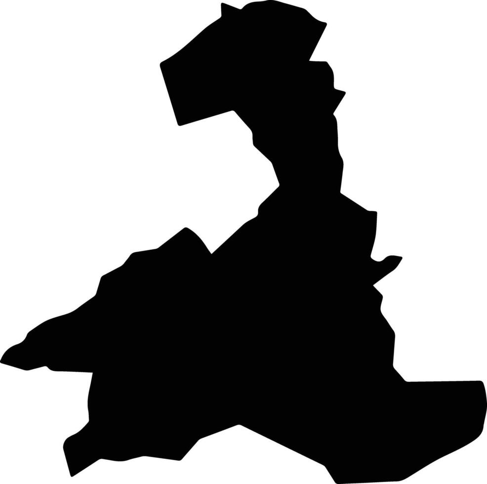 Campos dos Goytacazes Brazil silhouette map vector