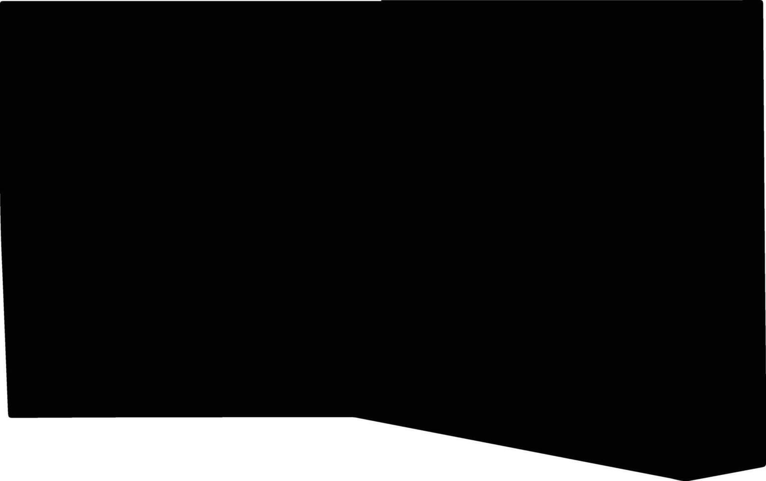 Canadian United States silhouette map vector