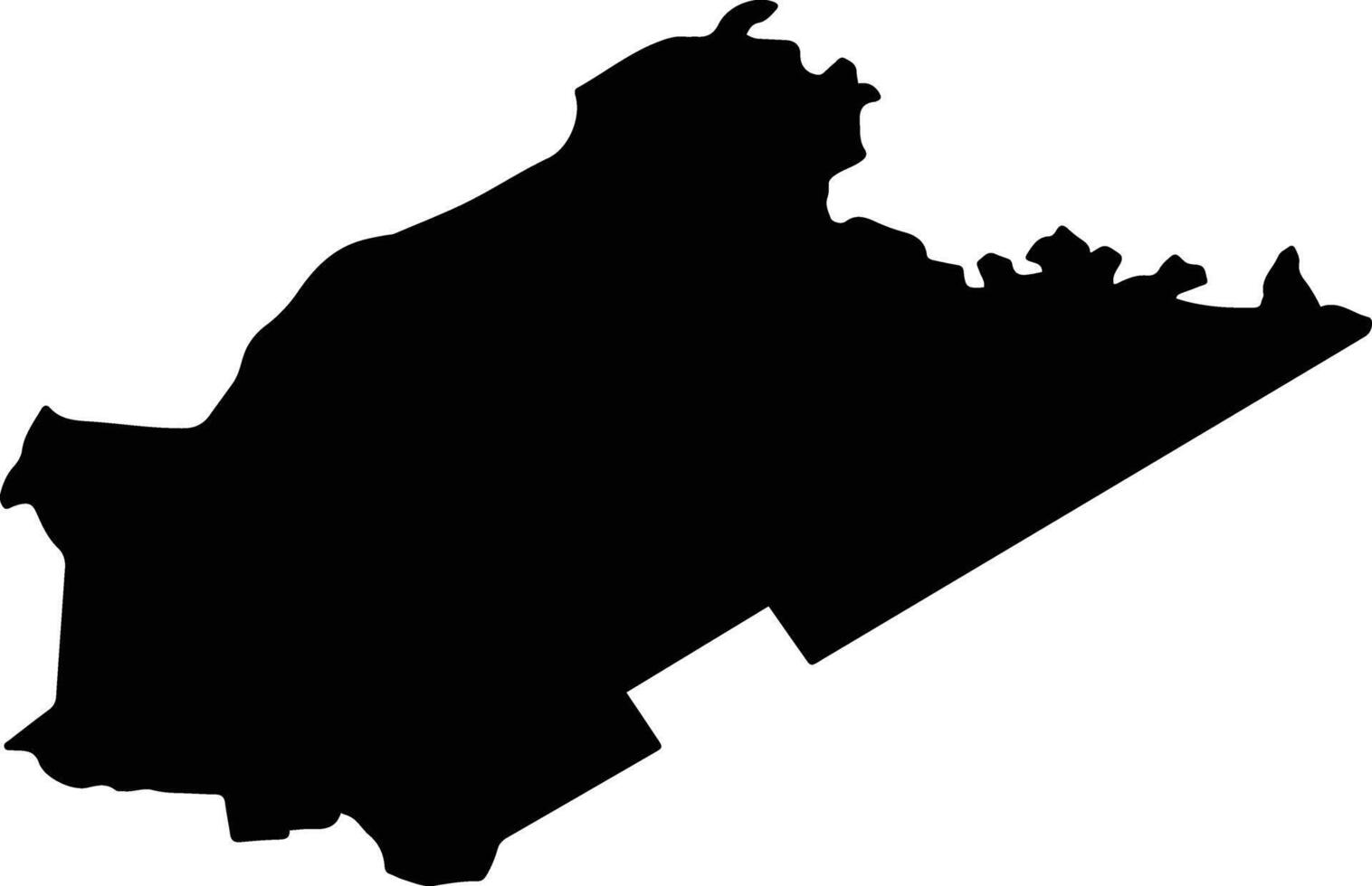 Candelaria Argentina silhouette map vector