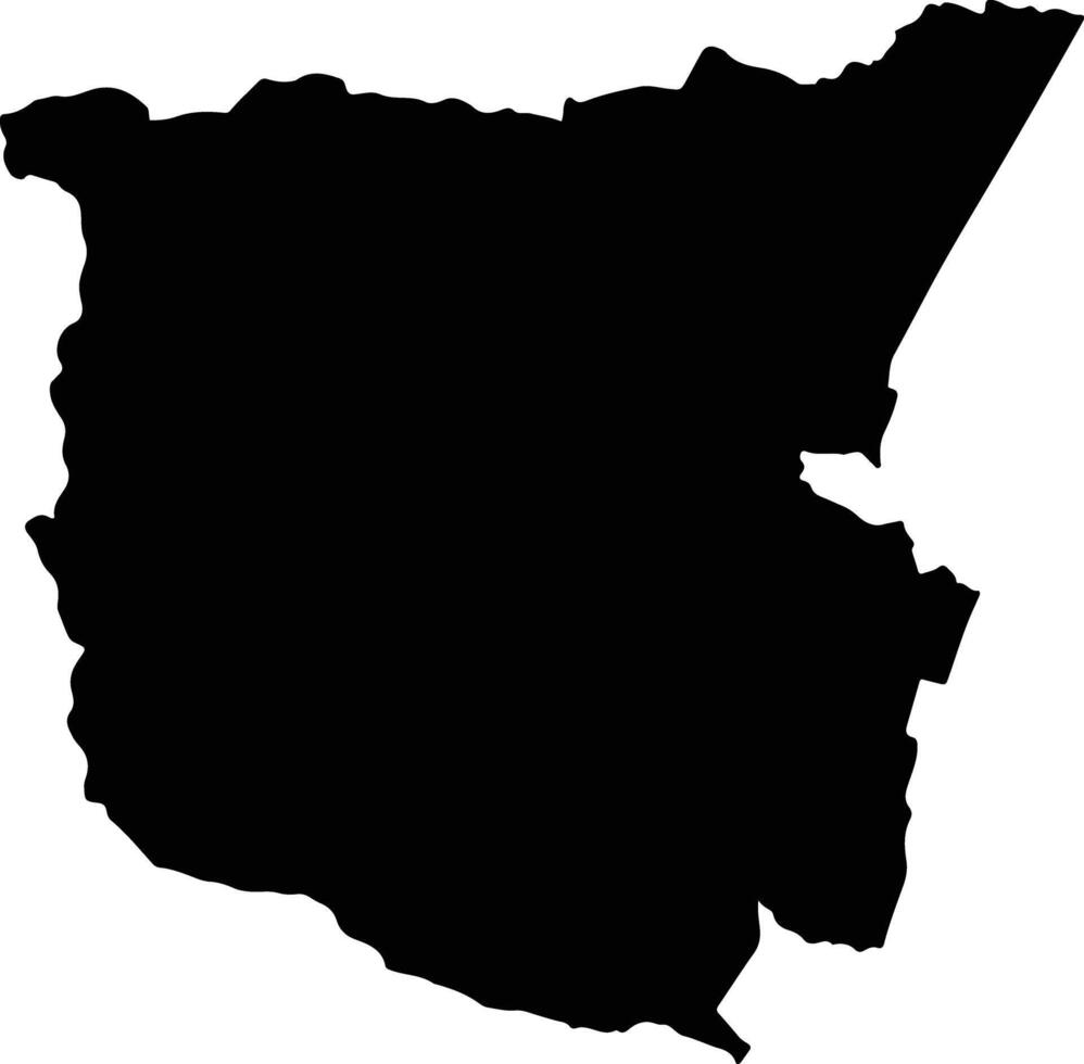 Candelaria Colombia silhouette map vector