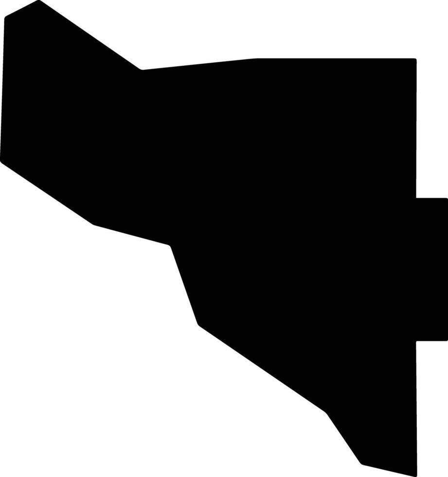 Canyon United States silhouette map vector
