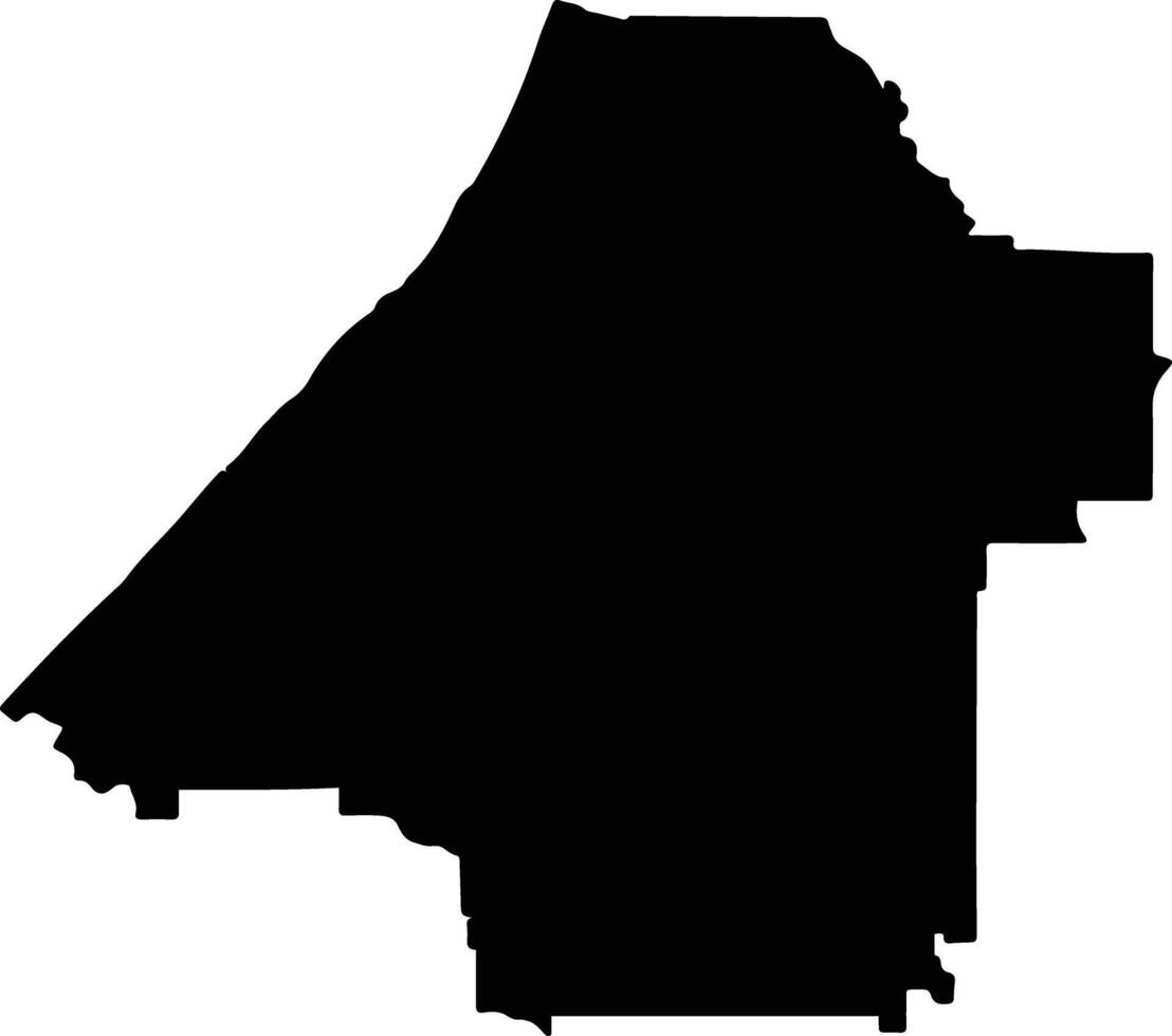 Capel Australia silhouette map vector