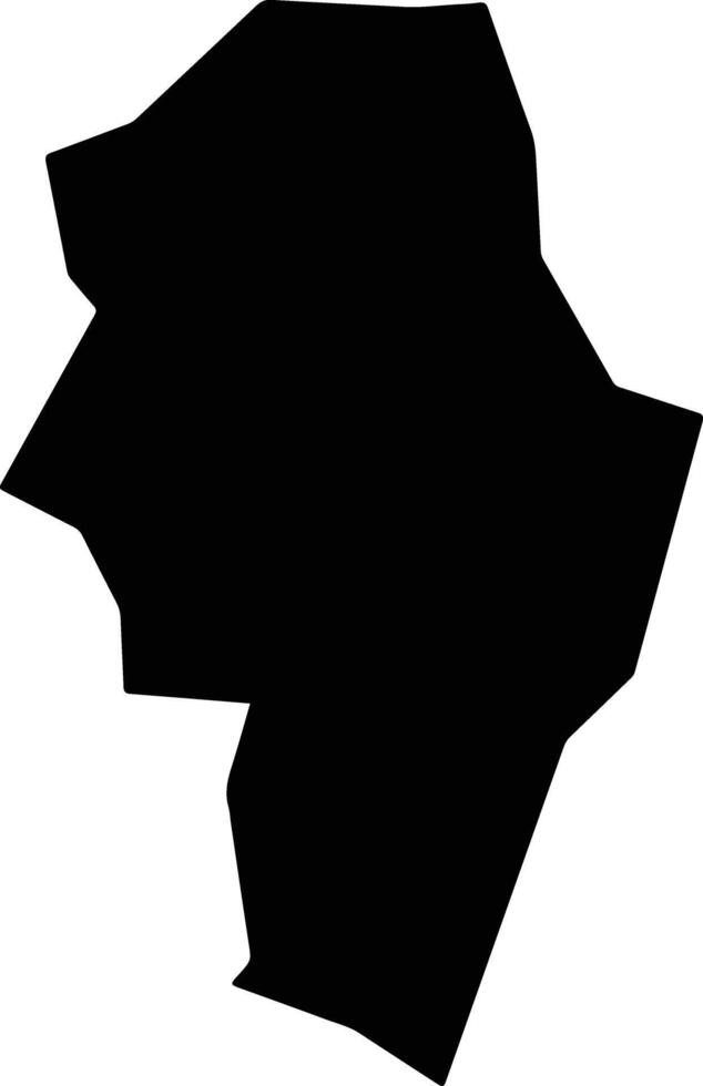 Capela Brazil silhouette map vector