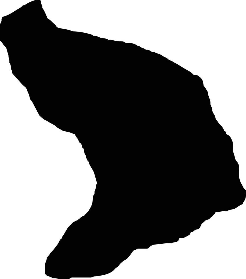 Capenda Camulemba Angola silhouette map vector