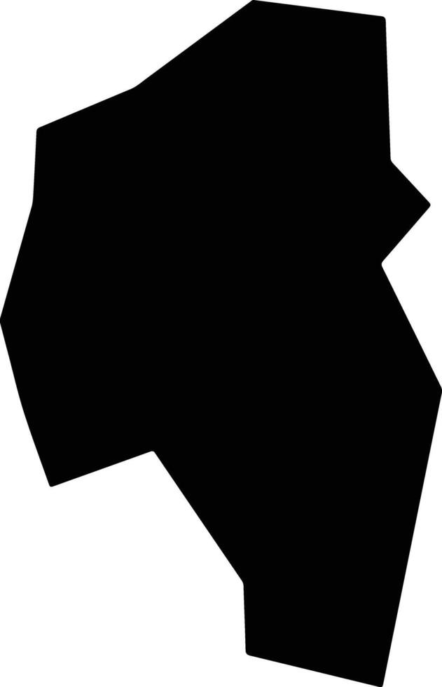 Caputira Brazil silhouette map vector