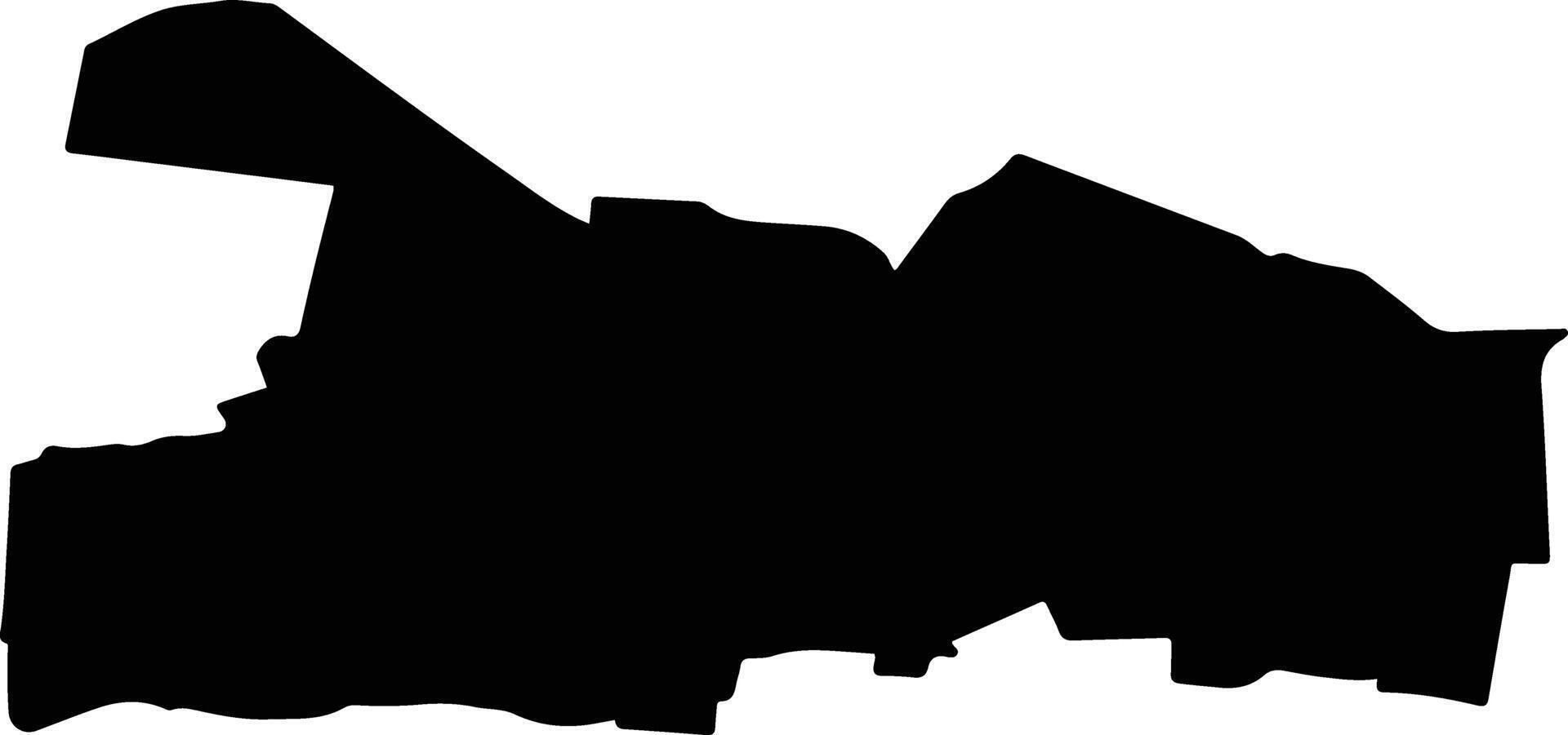 CARACAL Romania silhouette map vector