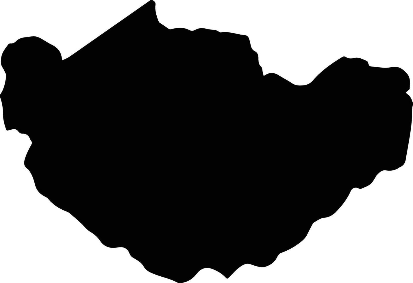 Caracciolo Parra Olmedo Venezuela silhouette map vector