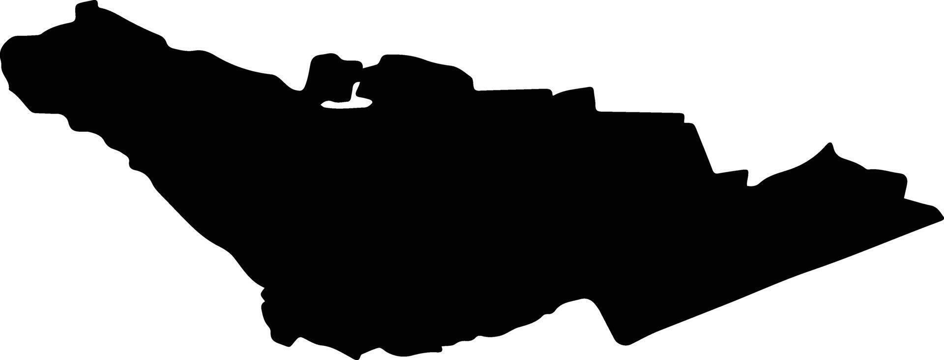 CARLIGELE Romania silhouette map vector