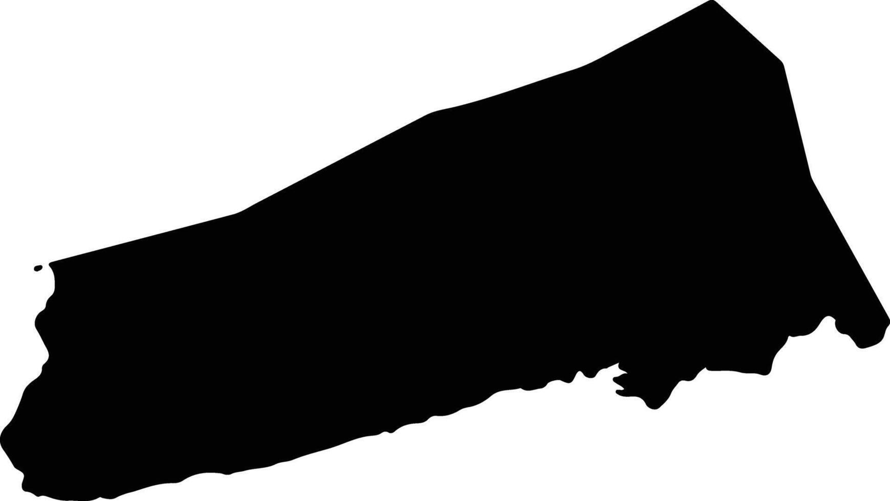 Carirubana Venezuela silhouette map vector