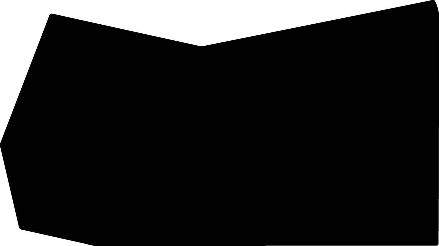 Carlisle United States silhouette map vector