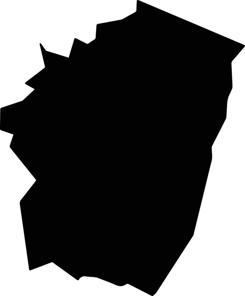 Carinhanha Brazil silhouette map vector