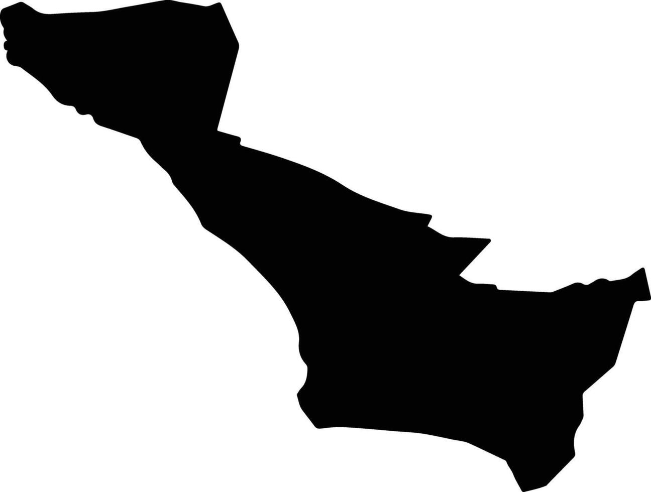 Carmelo Uruguay silhouette map vector