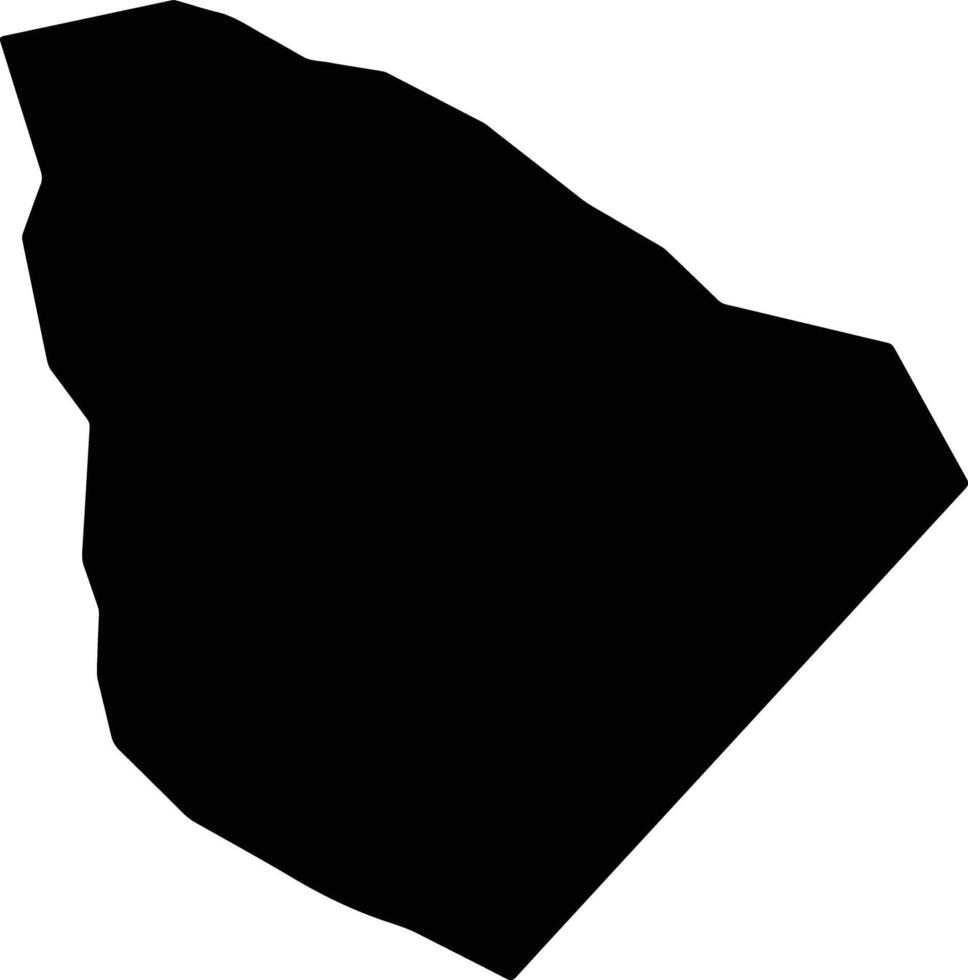 Carmel Jamaica silhouette map vector