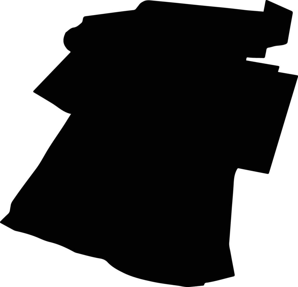 CARNA Romania silhouette map vector