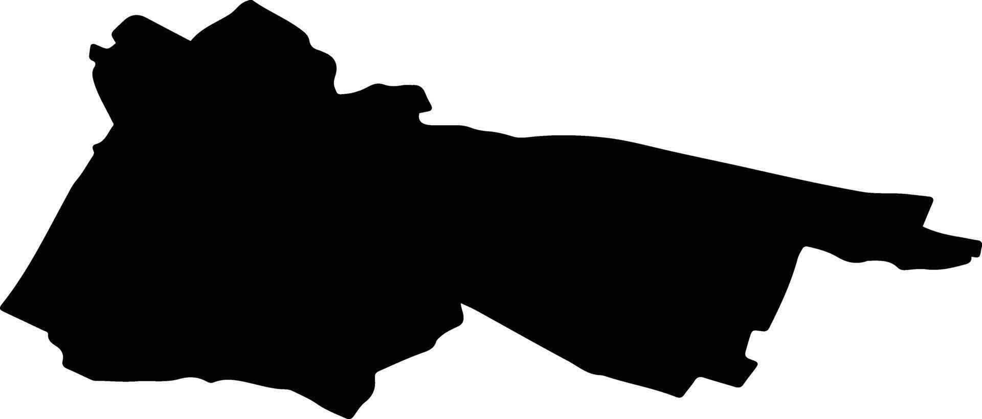CARPEN Romania silhouette map vector