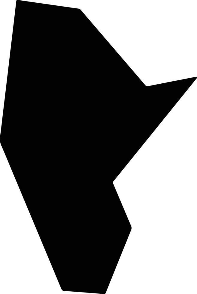 Carrapateira Brazil silhouette map vector