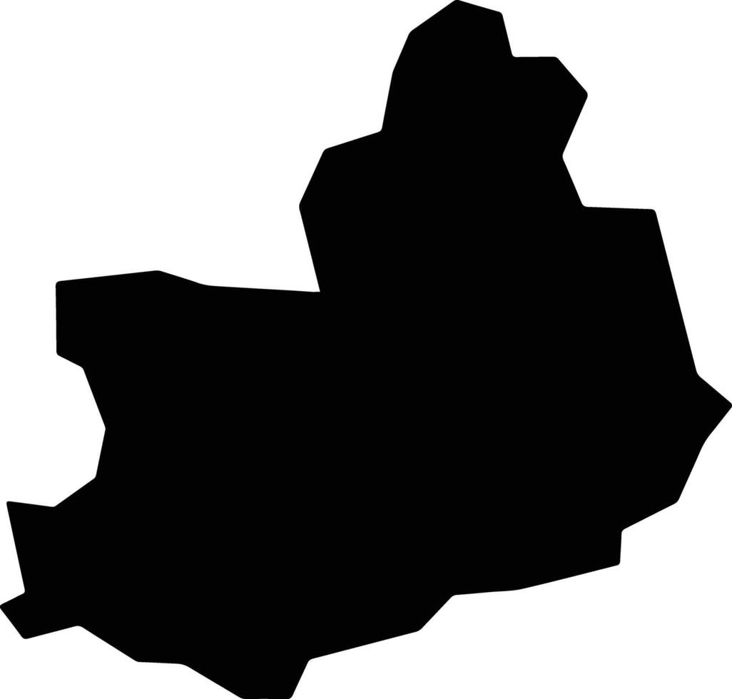 Carrancas Brazil silhouette map vector