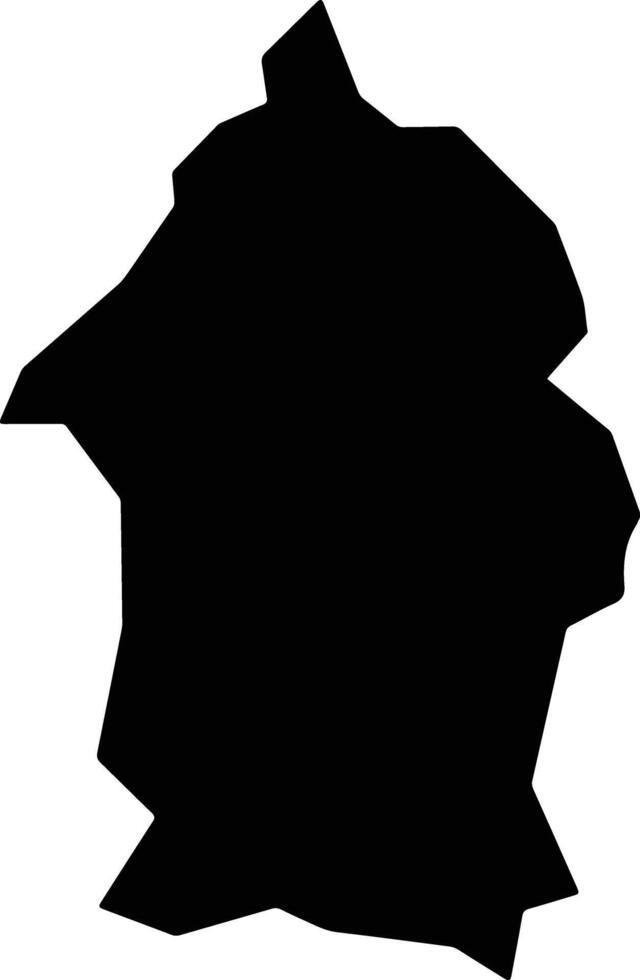 Casa Branca Brazil silhouette map vector