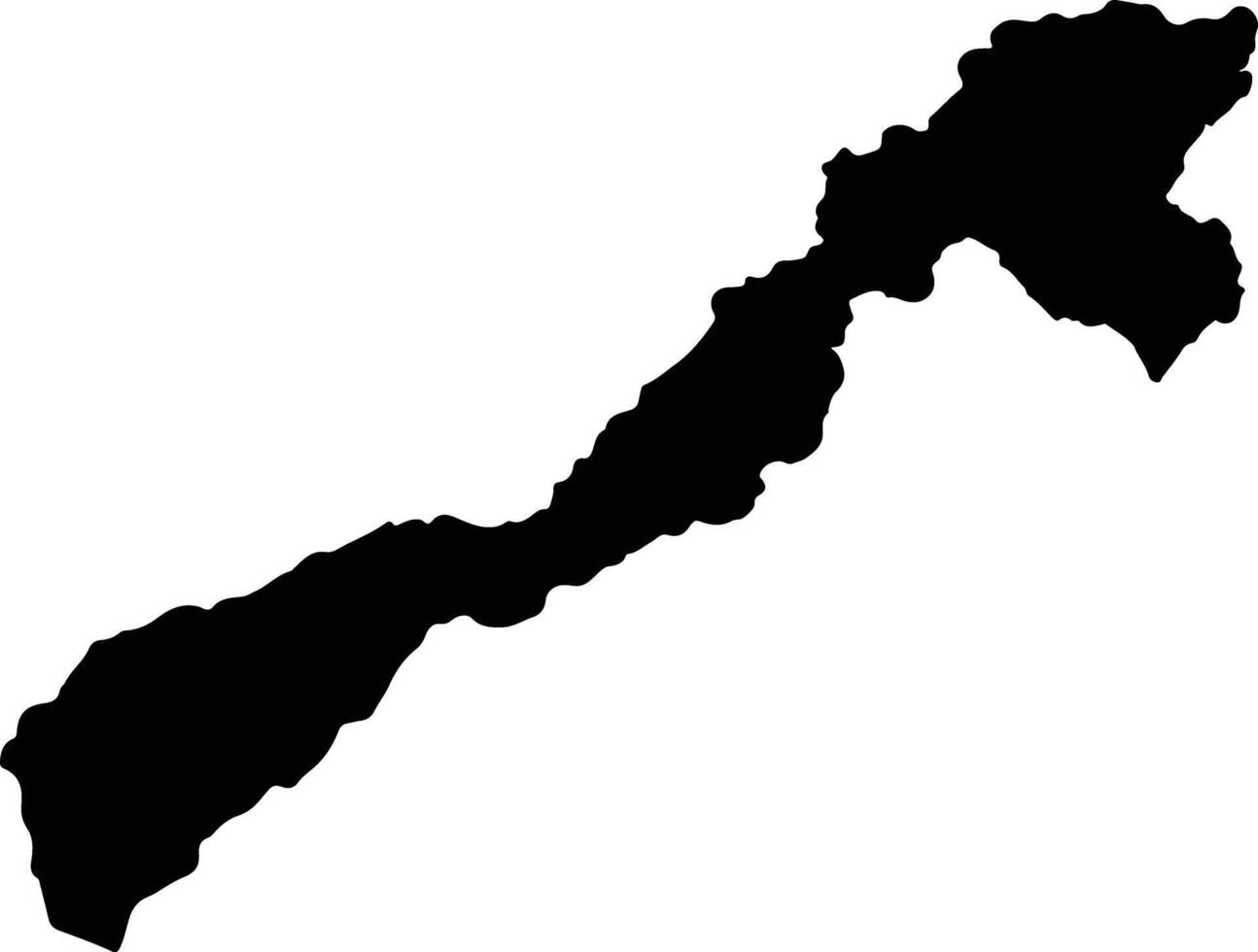 Casabianca Colombia silhouette map vector