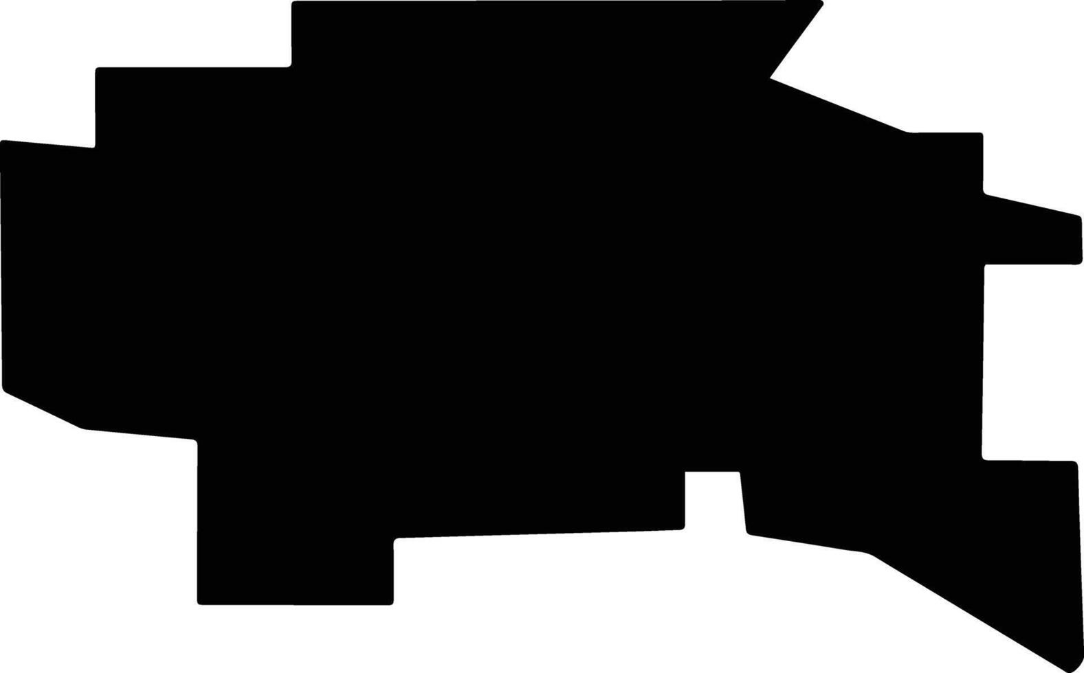 Cascade United States silhouette map vector