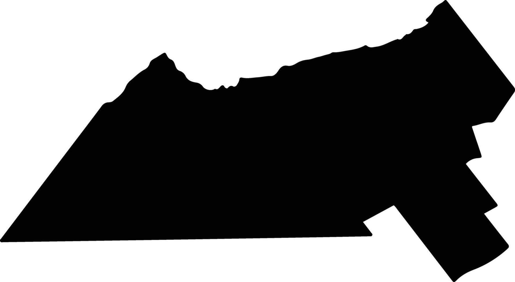 Caseros Argentina silhouette map vector