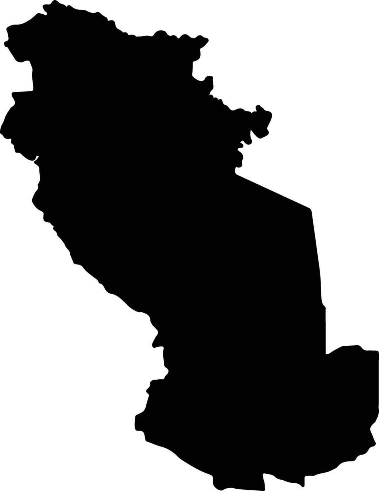 Cascales Ecuador silhouette map vector