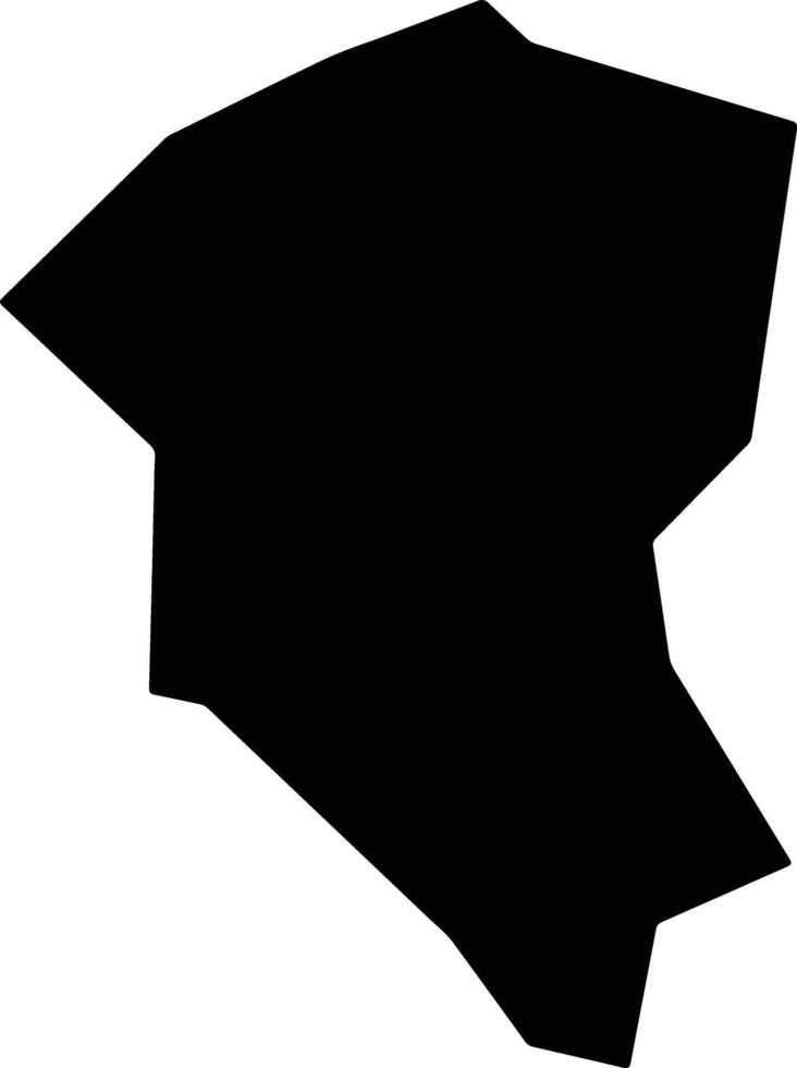 Casserengue Brazil silhouette map vector