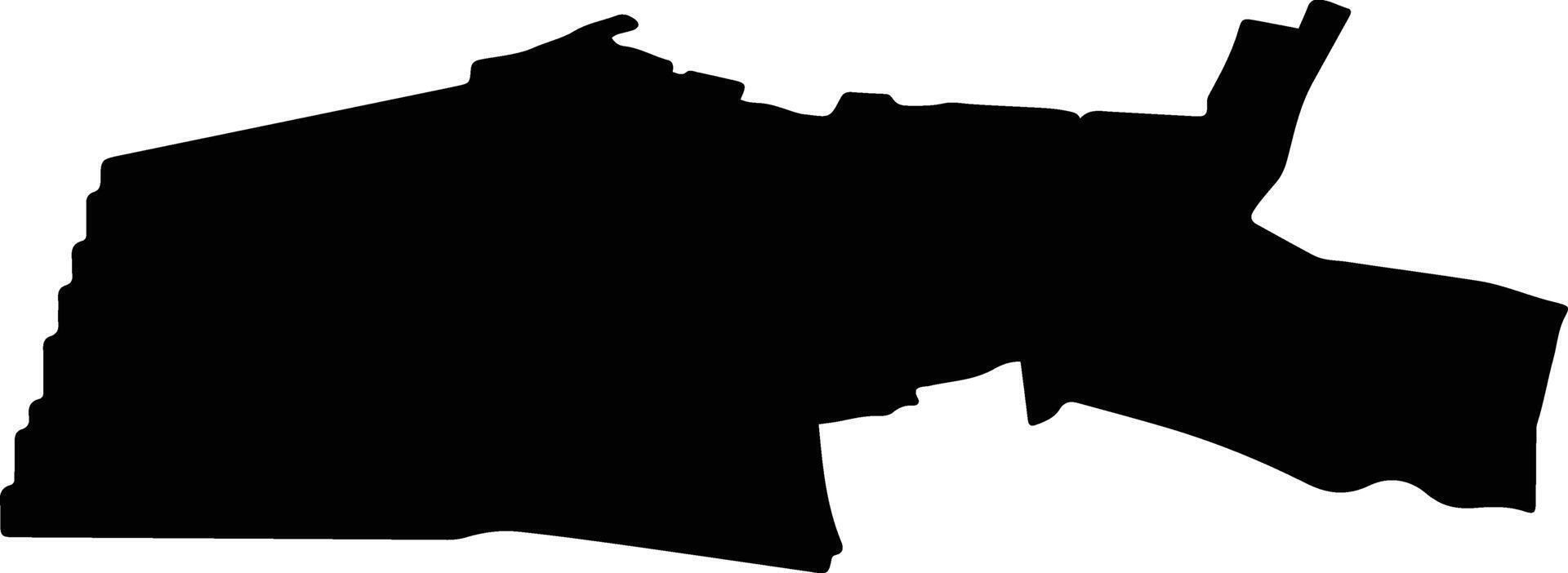 Castricum Netherlands silhouette map vector