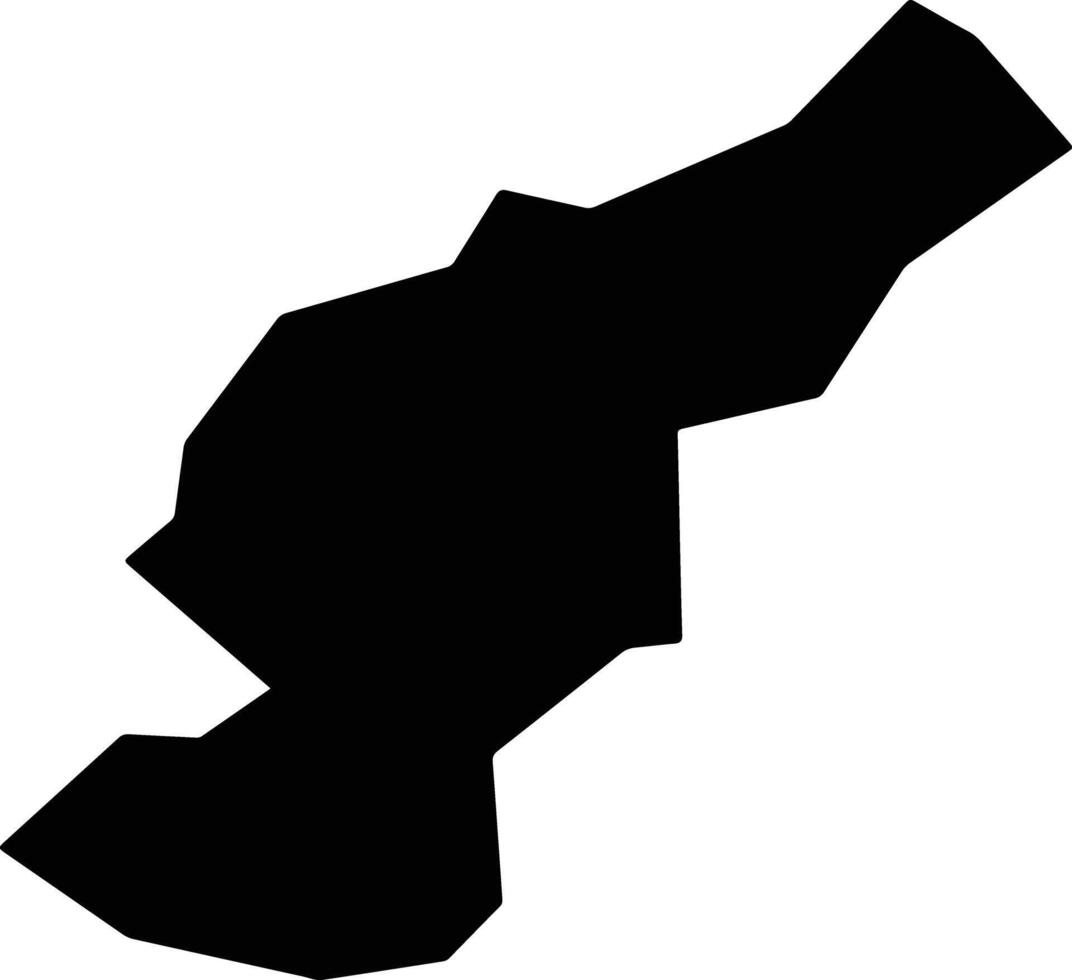 Catanduva Brazil silhouette map vector