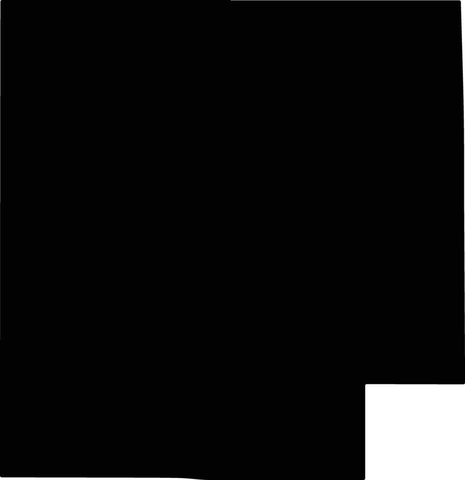 Catron United States silhouette map vector